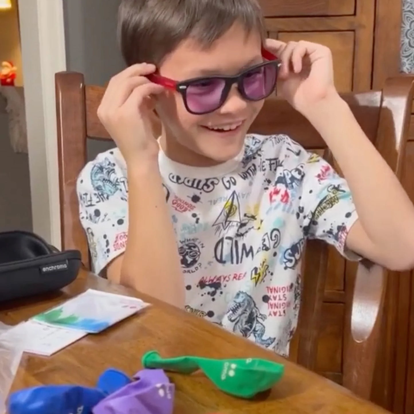 Enchroma - Kids Skypark Age 8+ Outdoor Deutan Colour Blind Glasses